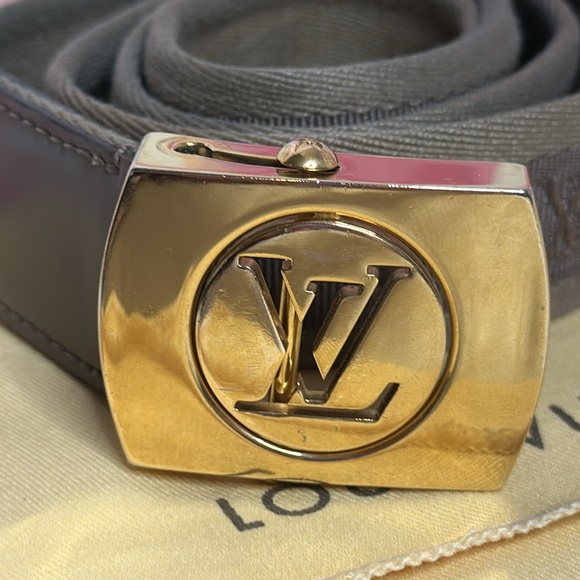 💯Authentic Louis Vuitton Monogram Canvas LV Cut Belt 80CM🍀 - Picture 3 of 15